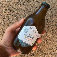 Ketombucha de Té verde con lúpulos y cáscara de naranja (330 ml) Luz M.