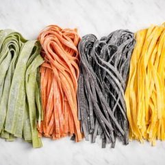 Pasta artesanal de harina integral+huevo y verduras (250 gr) Juan G.