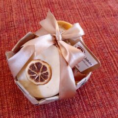 Canastito 2 Jabones Artesanales - 120 gr. - Jazmin Aroma